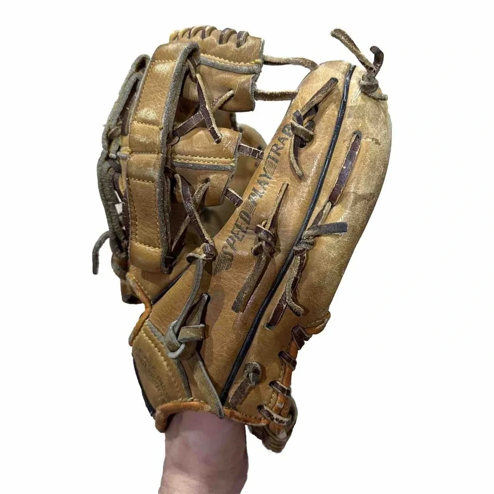 Vintage Franklin F153 Brown Leather Baseball Glove Flexomatic Horse & Cowhide